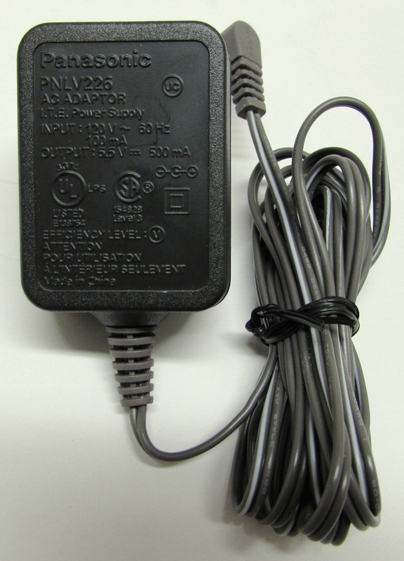 PANASONIC PNLV226 5.5V 500MAH AC ADAPTER FOR PHONES NICE! eBay